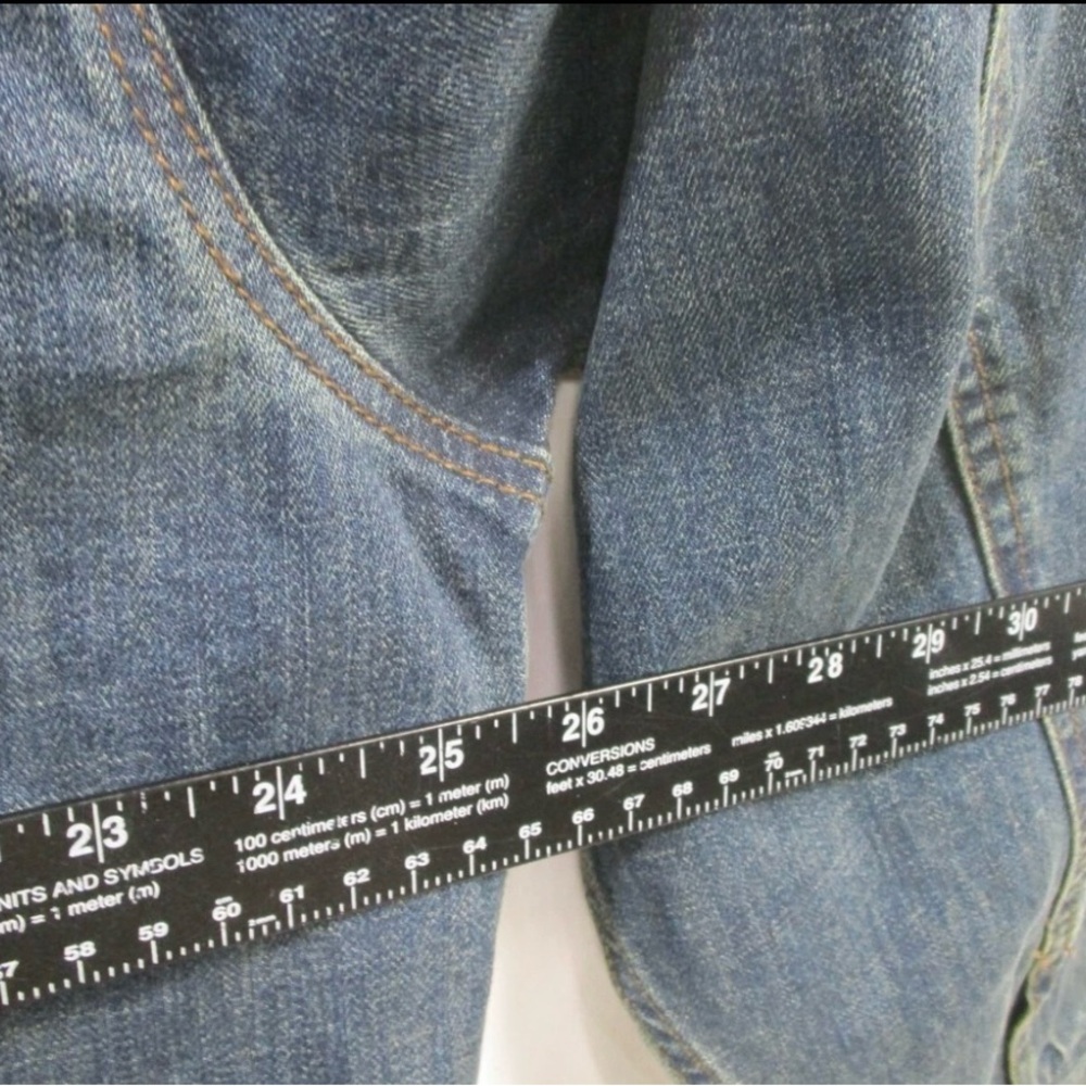 Wrangler Texas A&M Denim Jacket Womens XL Aggies Blue Button Up Jean Cotton New - Picture 8 of 9